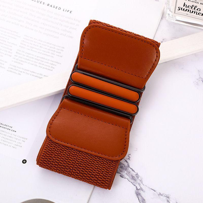 Womens Fashionable Elastic Waist Cincher Belt Ideal For Slimming Silhouettes Dress