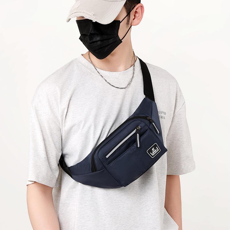 New  Multi Layer Men's Waist Bag Outdoor Leisure Sports Women's Chest Bag Travel Mobile Wallet