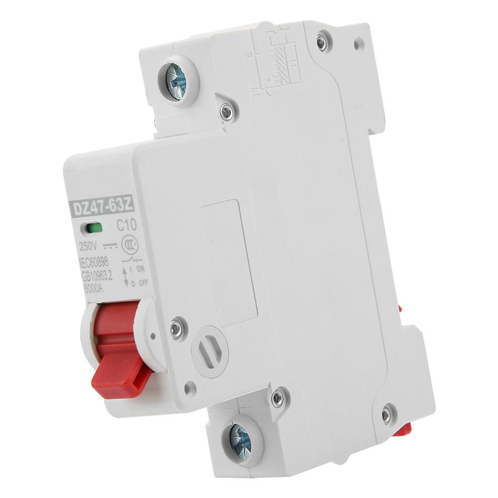 DZ47 63Z 1P 10A DC Miniature Circuit Breaker Leakage Protection Air Switch