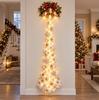Christmas Magic Trail Wall Light-LED Glowing Christmas Scene Wall Decoration,Santa Sleigh Reindeer Hanging Decoration for Party