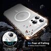 Magnetic for iPhone 16/15/14/13/12 Pro Max Case Slim Translucent Matte Shockproof [Compatible with Magnetic][Anti-Yellowing]