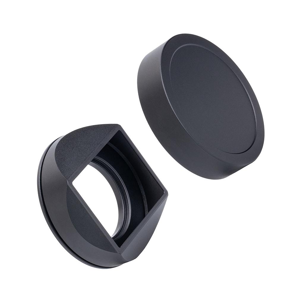 XE5 XF 27f2.8II Lens Hood with 39mm Adapter Ring for Fujifilm Fuji XF27mmF2.8 II XF23mmF2.8 R WR Metal Lens Shade Accessories