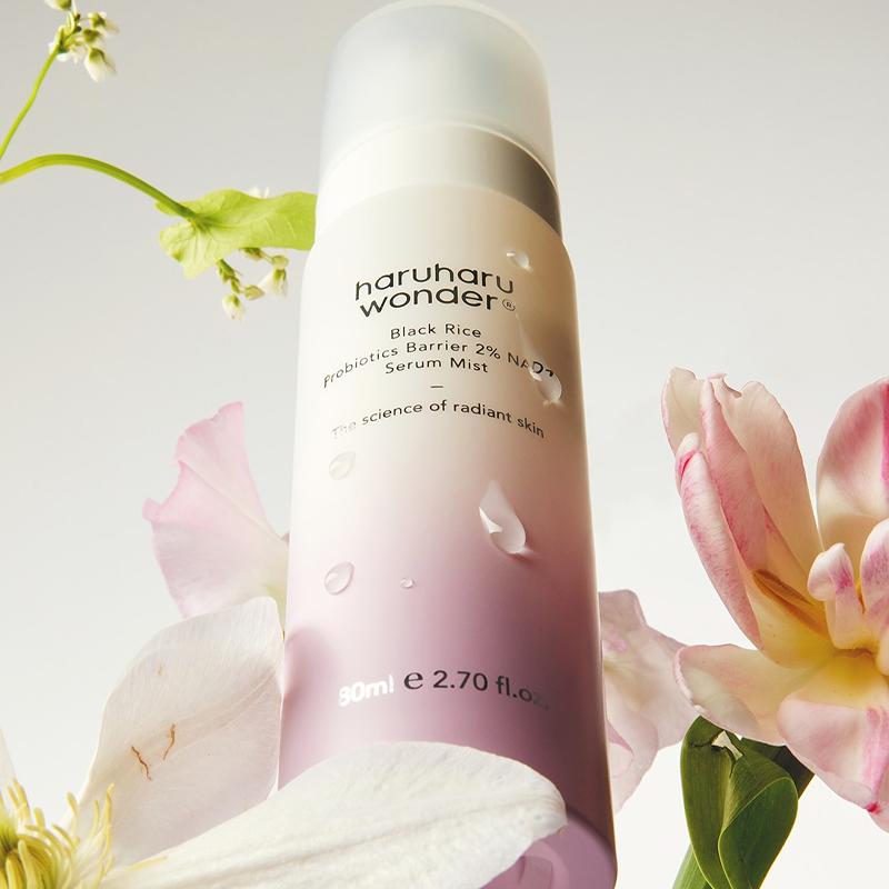 HARUHARU WONDER Schwarzer Reis Probiotika Barriere 2% NAD+ Serum Spray 80ml