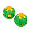 3D Printed Rotating Stress Relief Ball - Colorful Fingertip Football Gyroscope for Office & Classroom.