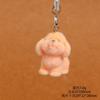 Flocked Puppy for Women Girl Mobile Phone Lanyard Dog Lovers Bag Charms Tremdy Key Chains Couple Friend Kids Gift Bag Charm