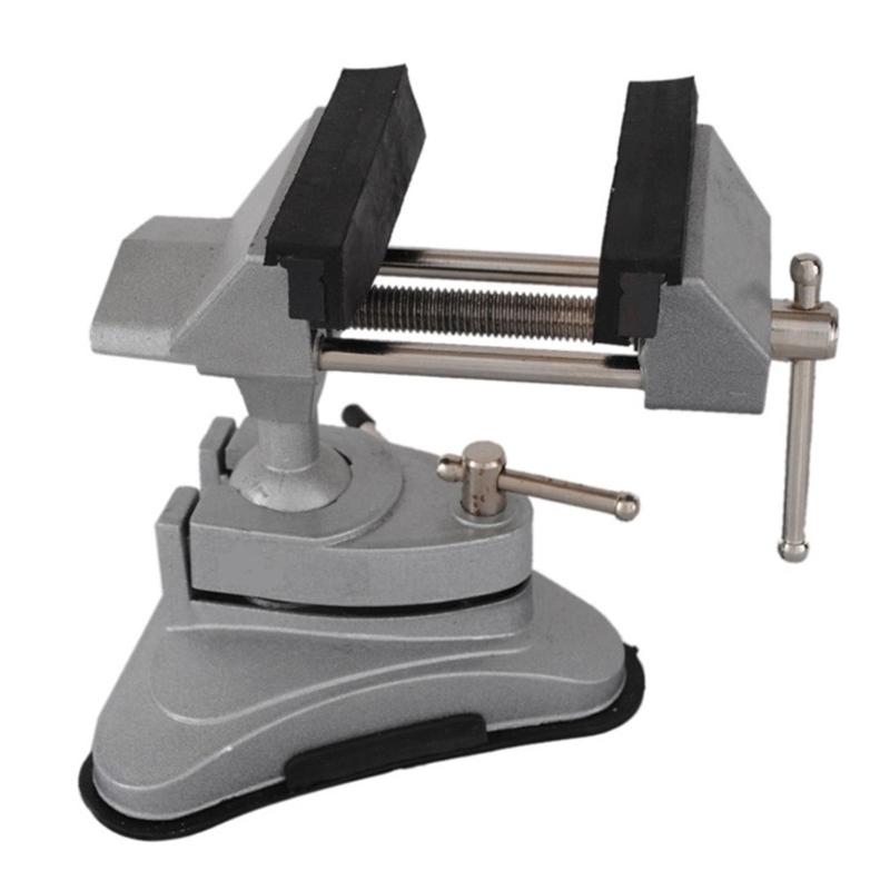 Multi Angle 360 Degree Rotating Clamp With Suction Cup Base Vacuum Base Vise For Secure Workpiece Holding On Desktops