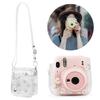 Transparent Small Camera Bag PVC Case with Shoulder Strap for Fujifilm Instax Mini 11 9 8