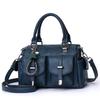 New Solid Color Tassel Women Bag,Large Capacity Soft Leather Shoulder Crossbody Bag