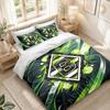 Bettwäsche-Set 1 Bettbezug 2 Kissenbezüge Borussia Mönchengladbach Aufdruck Schlafzimmer Heimdekoration