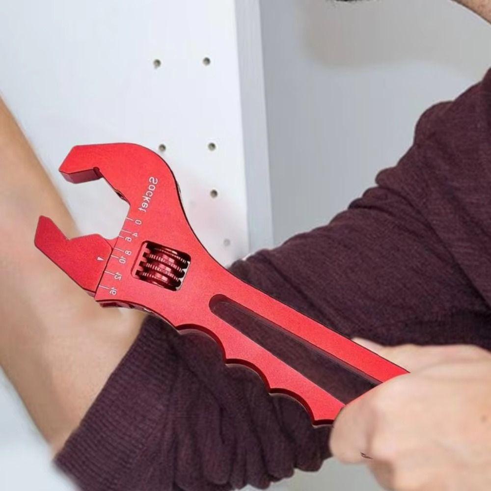 Aluminum Adjustable Wrench 3AN-16AN Oil Hose End Fitting Spanner  Professional