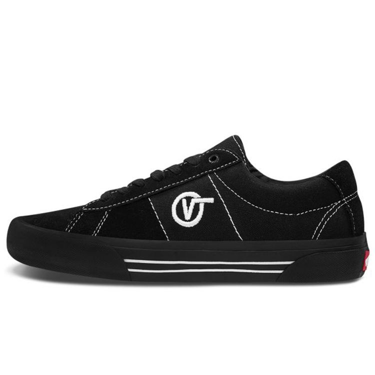 

Черные кроссовки унисекс Vans Saddle Sid Pro белые VN0A4BTBB8C