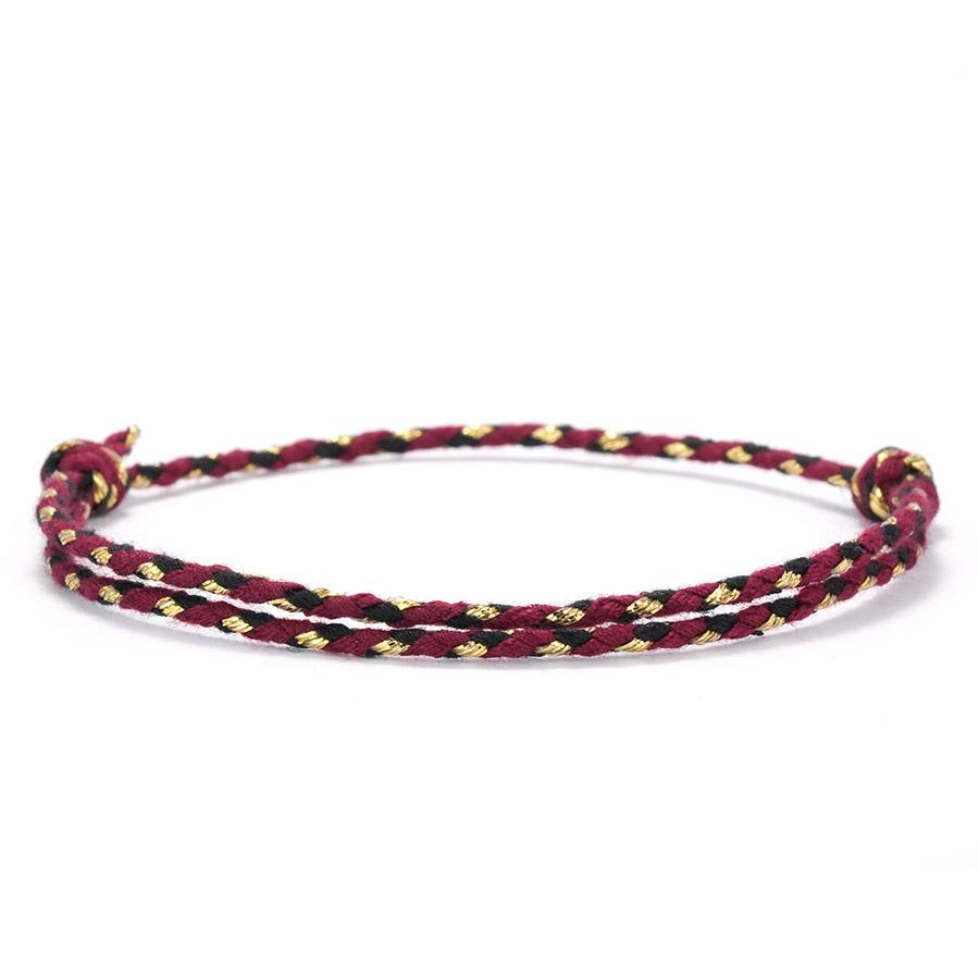 7 Colors Simple Style 2mm Thin String Bracelet For Women Grade A Ethnic Rope Charm Braclet Best Friend Jewelry Girlfriend Gift