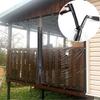 Customize 0.35mm Thickness Transparent Tarpaulin With Zipper Door Outdoor Pergola Waterproof Canopy Garden Plants Rain Shelter