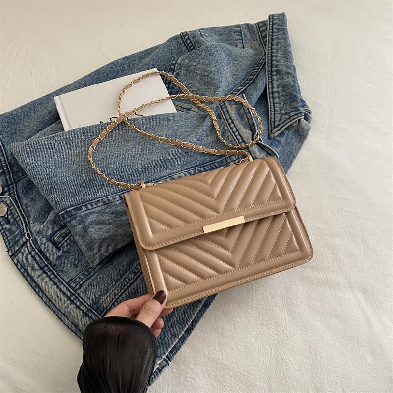 Chic Casual One Shoulder Bag For Women Fashionable Korean Inspired Summer Small Square Purse