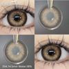 EYESHARE 1 Pair Natural Color Contact Lenses Sweet Big Eyes Brown Gray Yearly Easy To Wear