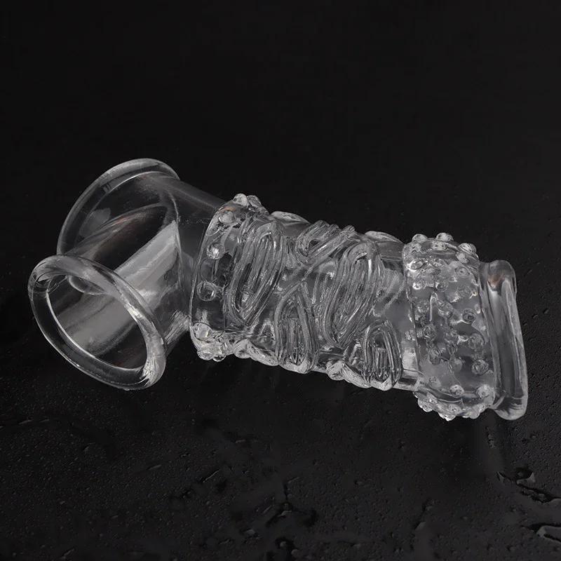 Male Masturbator Pussy Vaginal For Men Glans Sucking Penis Pump Exerciser Sex Toys Erotic Penis Delay Ejaculation Cock Ring