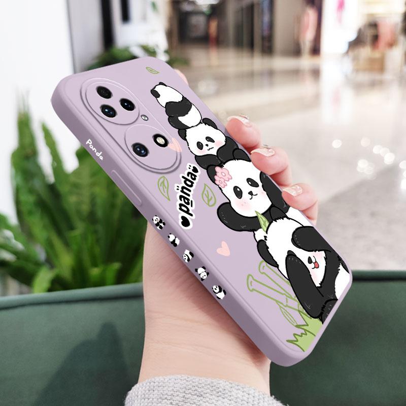 Panda Haus Handyhülle Für Huawei P50 P40 P30 P20 Nova 10 10SE 9 9SE Mate 50 50E 40 30 20 Pro Lite P Smart 2021 Y7A Hülle