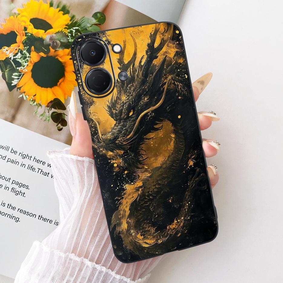 For Tecno Spark Go 3 Case KN3 Luxury Butterfly Painted Cover Soft TPU Phone Case For Tecno Spark Go 3 SparkGo3 Back Cover Fundas