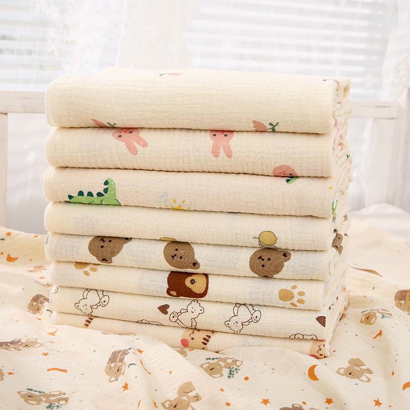 Хлопок для новорожденных Сумка в родильную палату Один ребенок Детское одеяло Летний двухслойный марлевый пеленальный мешок Тонкое пеленальное полотенце 80*80