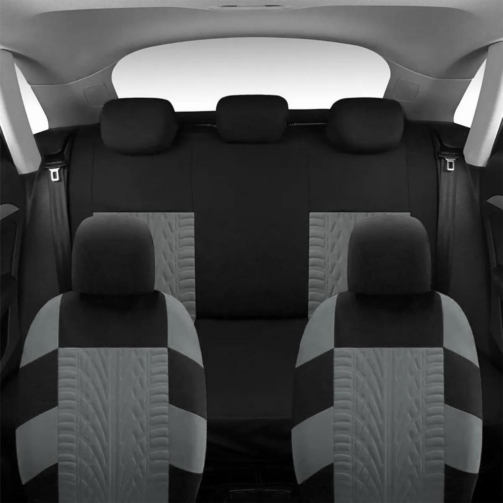 Car Seat Covers Polyester Front Bucket Seat Protectors with Back Premium Sporty Seat Cushions, Auto Accessories for Car SUV