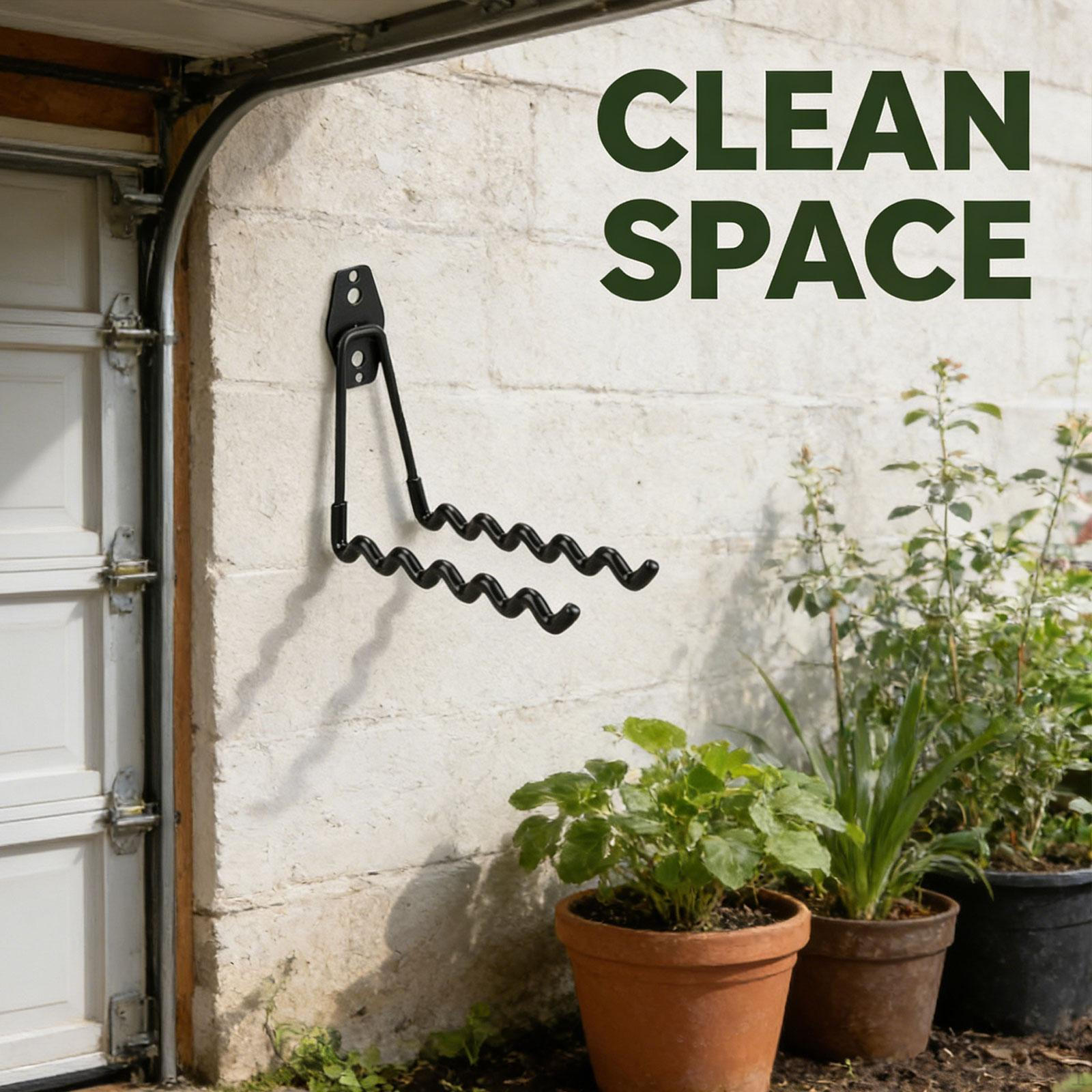 Heavy Duty Wall Mounts Hanger, Easy to Install, Carbon Steel Utility Storage Hook for Basement Shed