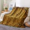 1Pc Muslim Print Flannel Blanket, High quality Comfortable for All Seasons, Home Decor, Warmth and Comfort, Perfect for Christmas Gifts W130