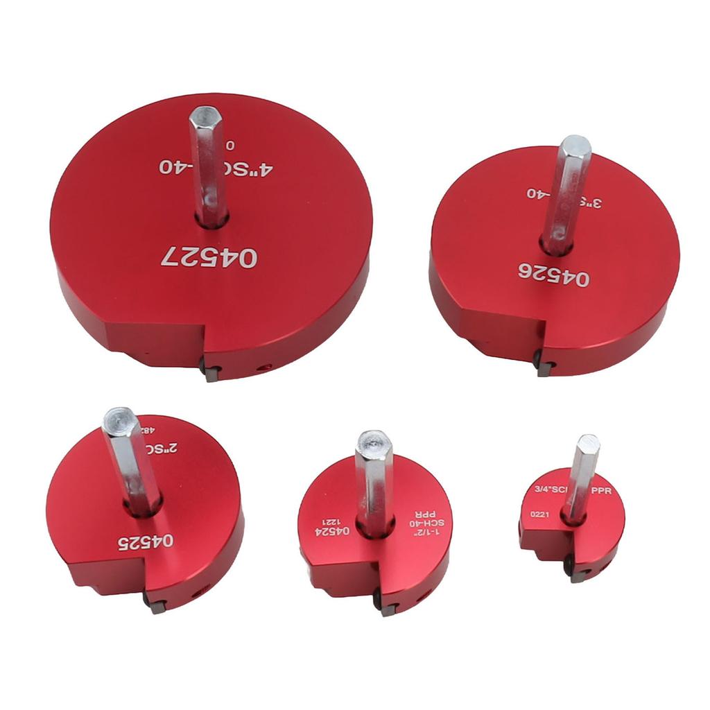 Pipe Fitting Reamer Kit Enlarge Pipe Diameter High Speed Steel Fade Resistant Pipe Reamer Tool Type