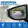 Car Rearview Mirror Film 2Pcs Side Window Rainproof Clear Film Anti Fog Window Mirror Protective Sticker