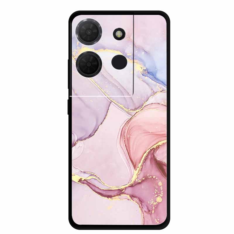 Cover For TCL 503 TPU Silicone Phone Case Flower Blossoms Para Capa Bumper Funda TCL503 Soft Protector Fashion Shockproof Bumper