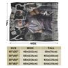 Mortal Kombat Smoke MK Blankets Fleece Warm Throw Blankets for Bedroom Sofa Bedspread