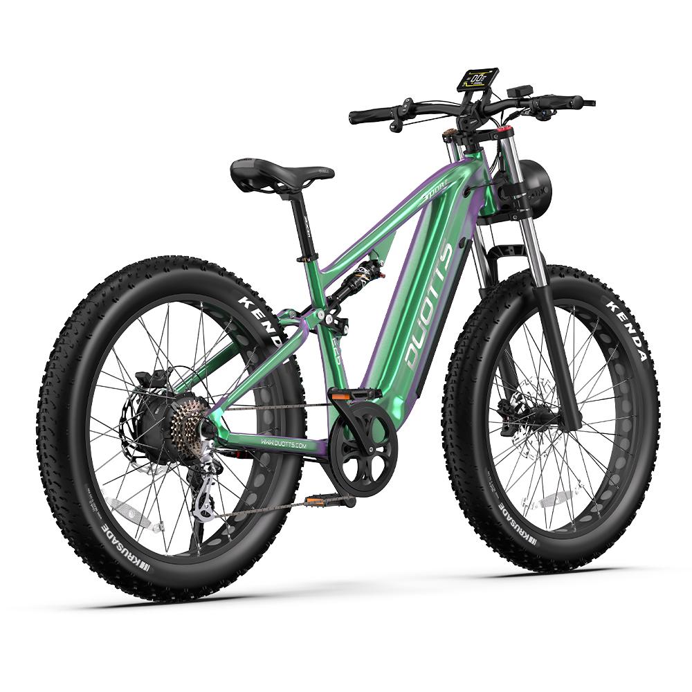 DUOTTS E26 All Terrain Off-Road Electric Bike 750W Motor 48V 20Ah Samsung Battery, 120km Range, 80NM Torque, IPX4 Waterproof