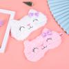 Children's Cute Plush Cat Eye Mask for Napping