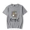 Summerunisex T-shirt E MC2 Energy Milk Coffee Pattern Shirts Street Fashion Style Short-sleeve T-shirts Male Top Clothes Tees