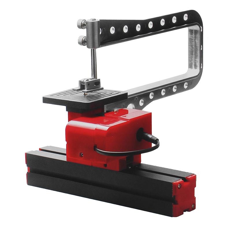 Mini Lathe Machine Multi-functional Metal Wood Plastic Lathe Jigsaw Grinder Driller Milling Drilling Sanding Tool 8-in-1
