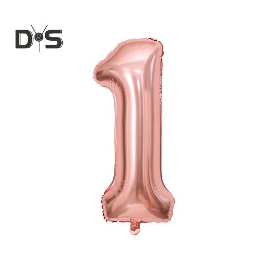 

40-дюймовые воздушные шары с цифрами, легко надуваются, широко используются большие воздушные шары из фольги, большие воздушные шары с цифрами, украшение для вечеринки B