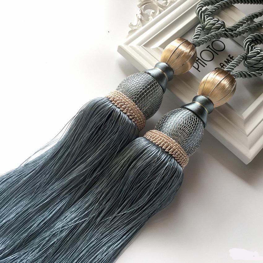 Luxury Gold Wire Tennis Ball Curtain Tieback