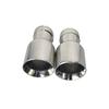 Double Wall Bevel Thickness 1.2mm Stainless Steel Vehicle Refitting Universal Exhaust Tip Car Muffler Tail Throat Modification