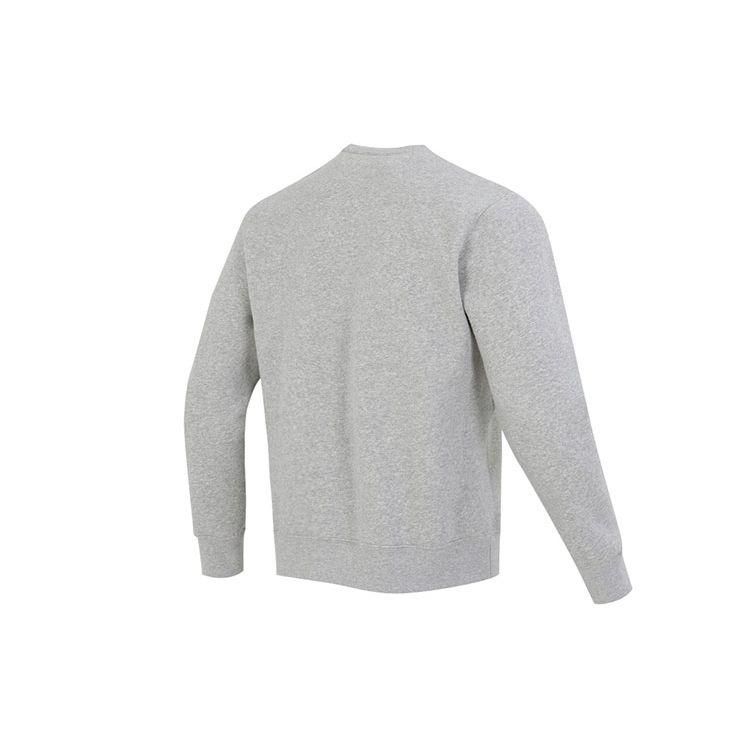 Nike Club + BB Crew Sweatshirt With Logo Fleece Men Tops Grey DX0782-063