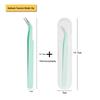 Stainless Steel Eyelash Tweezers: Thickened Journal Clips, Pointed Curved Tip for Nail Art, In Stock
