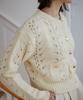Wioe Heart Button Crochet Cardigan_Ivory