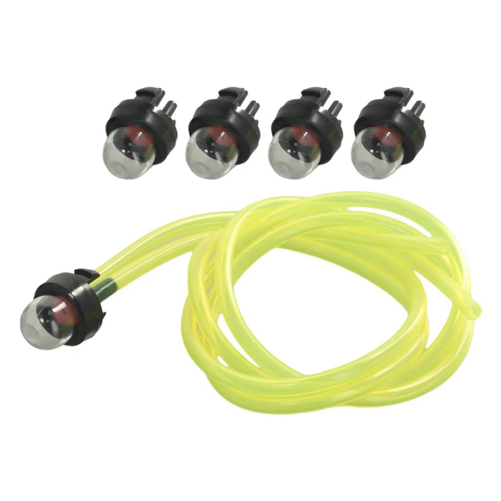 5 Piece Snap In Fuel Line Connector For Primer Bulbs And Pumps Fits For 683974 Type Small Engine Systems Equipment