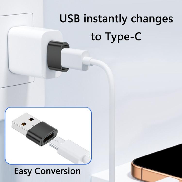 Metal Type C to USB 3.1 Adapter 10Gbps Pocket Charging Adapter Multiple Size Upgrades for Fast Data Transfer & Charging