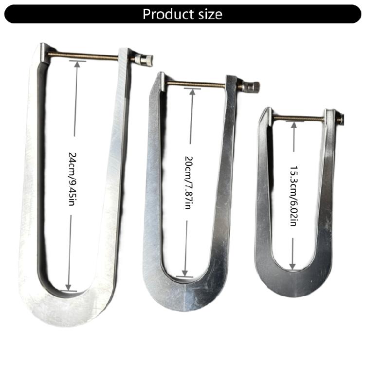 Aluminum Violin Bracing Clamp Sound Beam Crack Bonding Repair Clamp Violin Guitar Bass Bar Clamps Luthier Tools