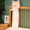 Long Happy Cat Plush Toy Cartoon Animal Stuffed Doll Room Decoration Gift Kids
