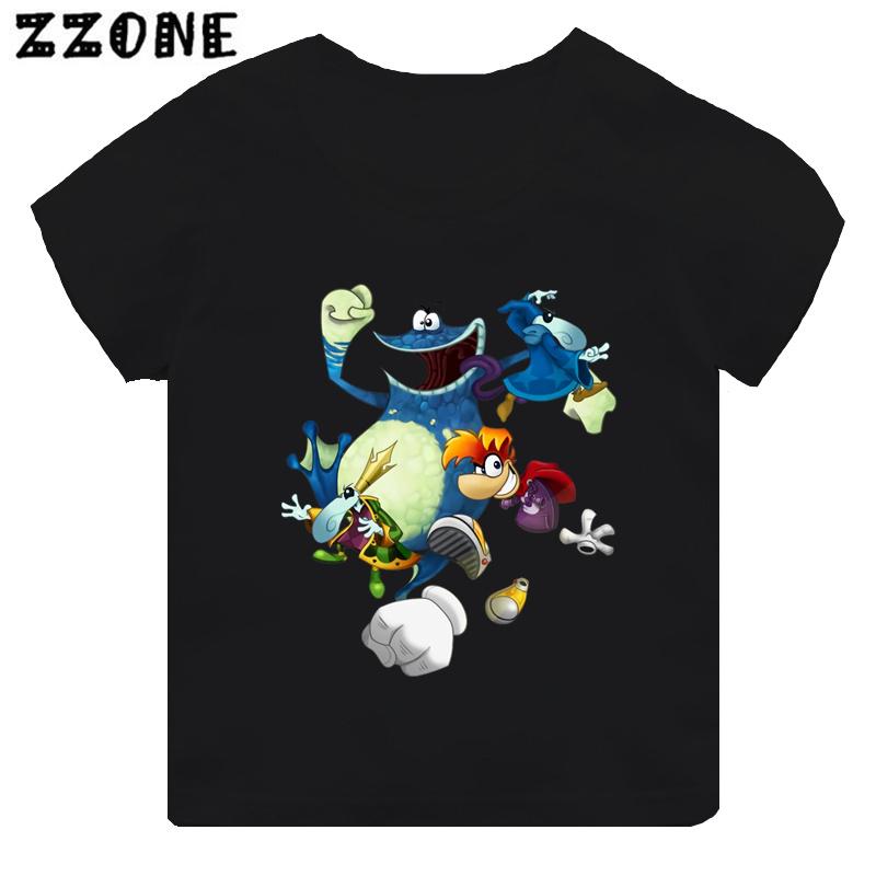 Rayman Legends Adventures Gioco Stampa Maglietta Bambini Divertente Vestiti Ragazze Neonati Maschi T-shirt Manica Corta Top BambiniTH5886