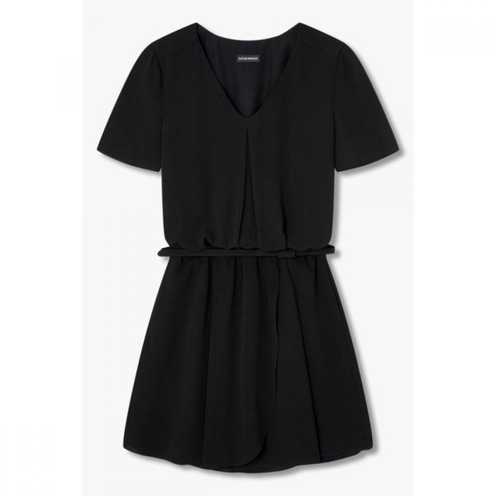 Emporio Armani Women S V Neck Short SleeVe dreSS A525112511 38