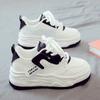 Women's Sneakers New Lace Up Anti Slip Height Increasing Casual Shoes Students Platform Outdoor Skateboard Shoes 2025