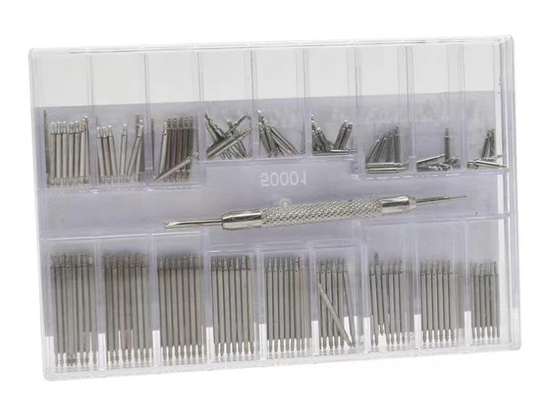 Watch Strap Link Spring 18 15 Pieces Each Parts, Bars, Sizes, 8mm-25mm, Approx.