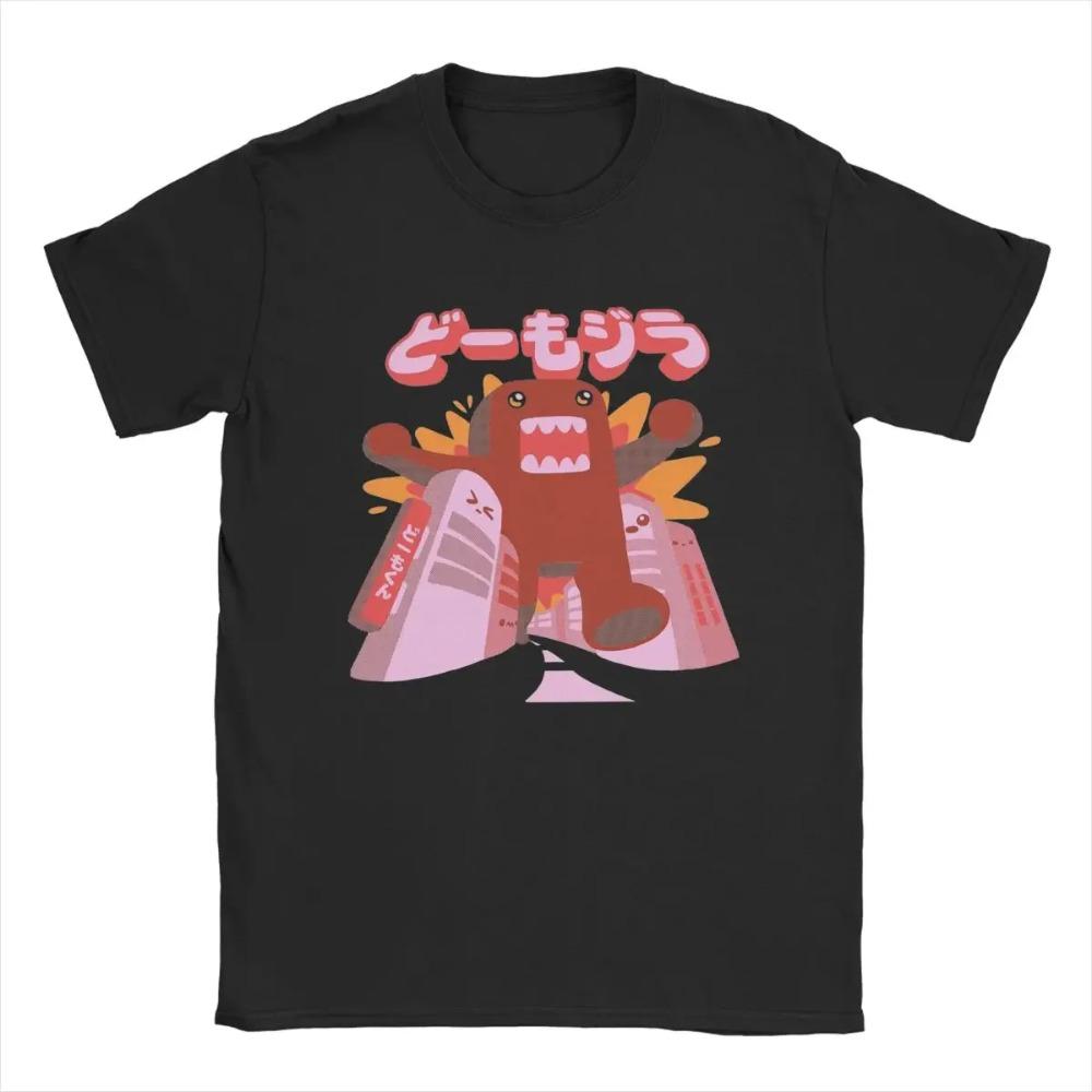 Domozilla Domo Kun Doll Men T Shirts Casual Tees Short Sleeve Round Collar T-Shirts 100% Cotton New Arrival Clothes