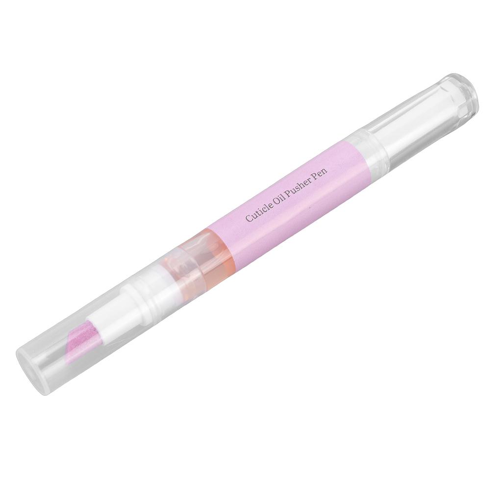 2 in 1 Ceramic Cuticle Pusher Oil Pen Lavender Scented Nail Care Pen Deeply Nourishing for Dry Damaged Nails Ceramic
